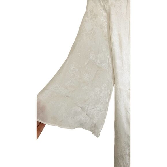 Galvan London silk Blend HAVANA BRIDAL WRAP DRESS EU40/US8 - Picture 7 of 12